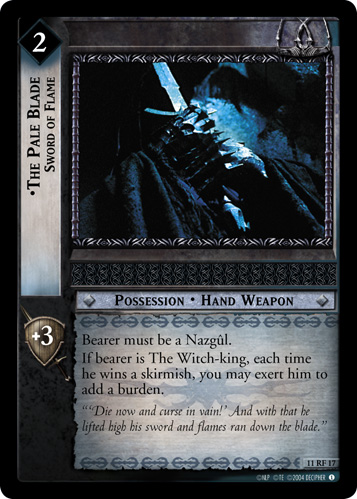The Pale Blade, Sword of Flame (F)